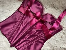 Bustier corset bordeaux usato  Collegno