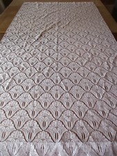 Rideau blanc fleurs d'occasion  France