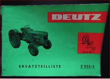 Deutz schlepper ersatzteillist gebraucht kaufen  Recke