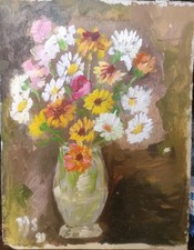 Dipinto vaso fiori usato  Terzolas