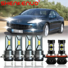 Usado, Kit de lâmpadas de neblina de farol de LED branco feixe alto baixo para Peugeot 407 2006-2008 comprar usado  Enviando para Brazil