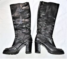 Bottes cuir noir d'occasion  Ajaccio-