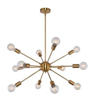 Gold sputnik chandelier for sale  Poulsbo
