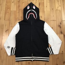 Moletom com capuz Shark tamanho M preto A Bathing Ape Bape zíper completo Vape Abasing comprar usado  Enviando para Brazil