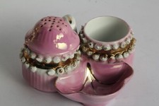Porcelain condiment set d'occasion  Expédié en Belgium