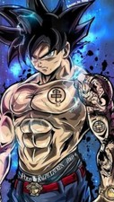 Goku tatoo dragonball usato  Stignano