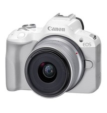 Câmera sem espelho Canon EOS R50 com lente RF-S18-45mm F4.5-6.3 IS STM - branca comprar usado  Enviando para Brazil