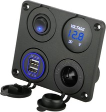 12v panel dual for sale  LEICESTER