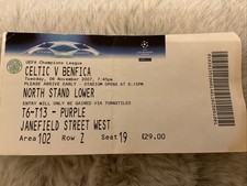 Celtic benfica champions for sale  GLASGOW