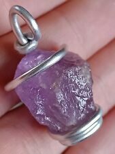 Amethyst pendant natural for sale  LEEDS