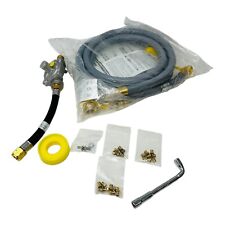 Usado, Kit cinza mangueira conexão rápida gás natural 10 pés 1/2 pol com conector rápido grelha a gás comprar usado  Enviando para Brazil