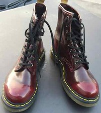 Botas sintéticas veganas Dr Martens 1460 Cherry Arcadia Reino Unido 4 UE 37 comprar usado  Enviando para Brazil