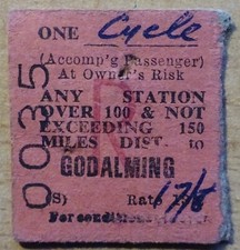Btc railway ticket for sale  MARKET DRAYTON