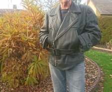 Herren leder jacke gebraucht kaufen  Ortenberg