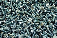 Usado, (200) Serrilhada Flange 5/16-18 X 3/4 Grau 5 ihw Hex Parafuso Parafuso de zinco comprar usado  Enviando para Brazil