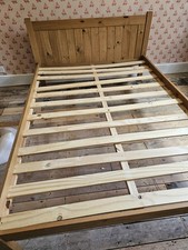 Pine wooden double for sale  LONDON