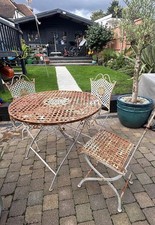 Wrought iron folding for sale  LONDON