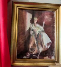 Oil canvas wood d'occasion  Expédié en Belgium