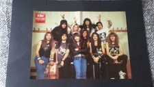 IRON MAIDEN ANTHRAX / JAGGED EDGE 2-sided magazine POSTER Size:17 x 11 inches comprar usado  Enviando para Brazil