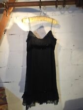 Black slip dress for sale  LONDON