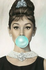 Audrey hepburn blue for sale  BIRMINGHAM