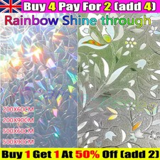 Rainbow frosted window for sale  UK