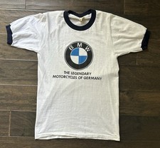 Usado, Camiseta Vintage BMW Motorcycle Ringer Tamanho P The Legendary Motorcycles Of Germany comprar usado  Enviando para Brazil