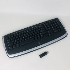 Computador Logitech desktop sem fio LX710 teclado a laser e dongle TESTADO comprar usado  Enviando para Brazil