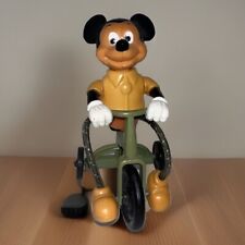 Triciclo de montar Mickey Mouse de plástico Disney 1977 de colección de Gabriel aprox 5" H segunda mano  Embacar hacia Argentina