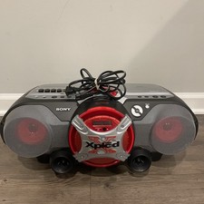 Sony XPLOD BOOMBOX CD/Cassete/Rádio/Aux (CFD-G505) com Cabo de Alimentação Antigo Testado comprar usado  Enviando para Brazil