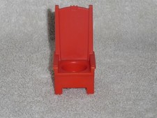 Fisher Price Little People Vintage Red Castle King Cadeira Trono, usado comprar usado  Enviando para Brazil