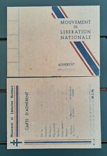 Ww2 carte ffi d'occasion  Toulon-