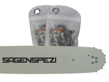 Miecz + 2 łańcuchy, pasuje do Oleo Mac 940C 38 cm 325" 1,3 mm 64 TG Łańcuch piły, używany na sprzedaż  Wysyłka do Poland