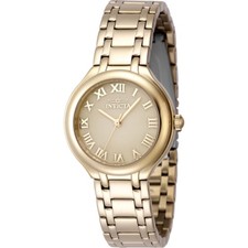Relógio feminino Invicta Wildflower quartzo mostrador dourado 48231 comprar usado  Enviando para Brazil