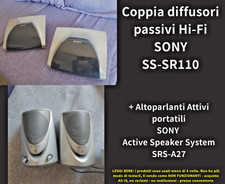 Sony coppia diffusori usato  Comacchio