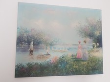 Tableau peinture huile d'occasion  Lieusaint