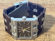 Relógio de surf masculino Nixon The Big Rig "Nice Ride" pulseira de couro marrom e prata comprar usado  Enviando para Brazil