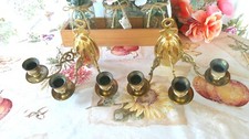 Vintage brass candle for sale  Mapleville
