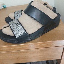 Fitflop black leather for sale  SUNDERLAND