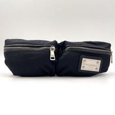 Bolsa de cintura DOLCE&GABBANA náilon bolsa de corpo couro preto náilon comprar usado Bolsa de cintura DOLCE&GABBANA náilon bolsa de corpo couro preto náilon comprar usado  Enviando para Brazil