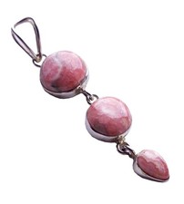 Silber anhänger rhodonit gebraucht kaufen  Brokdorf