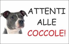 Cartello segnaletico amstaff usato  Acate