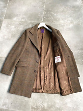 Trench coat masculino BEAVER'S x HARRIS TWEED xadrez country longo Raglan UE 52 Reino Unido 42 comprar usado  Enviando para Brazil