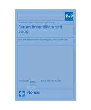 Forum immobilienrecht 2009 gebraucht kaufen  Trebbin