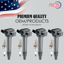 Bobina de ignição 4X e velas de ignição 4X para Toyota Celica Matrix Corolla Pontiac UF314 comprar usado  Enviando para Brazil