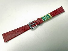 Lederuhrband damen rot gebraucht kaufen  Hamburg