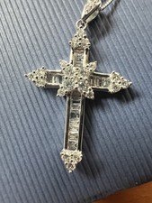 Diamond cross necklace for sale  Kunkletown