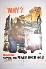 smokey bear poster for sale  Huddleston