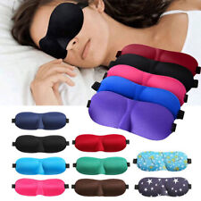 Máscara de viagem 3D para dormir macia acolchoada sombra capa descanso relaxar dormir venda para os olhos comprar usado  Enviando para Brazil