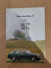 Mercedes w123 240td for sale  BROADSTAIRS